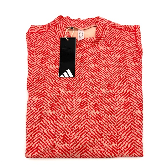 NWT New adidas Women's Ultimate365 Mock Neck Golf Polo L Shirt Top Sleeveless - Picture 5 of 6